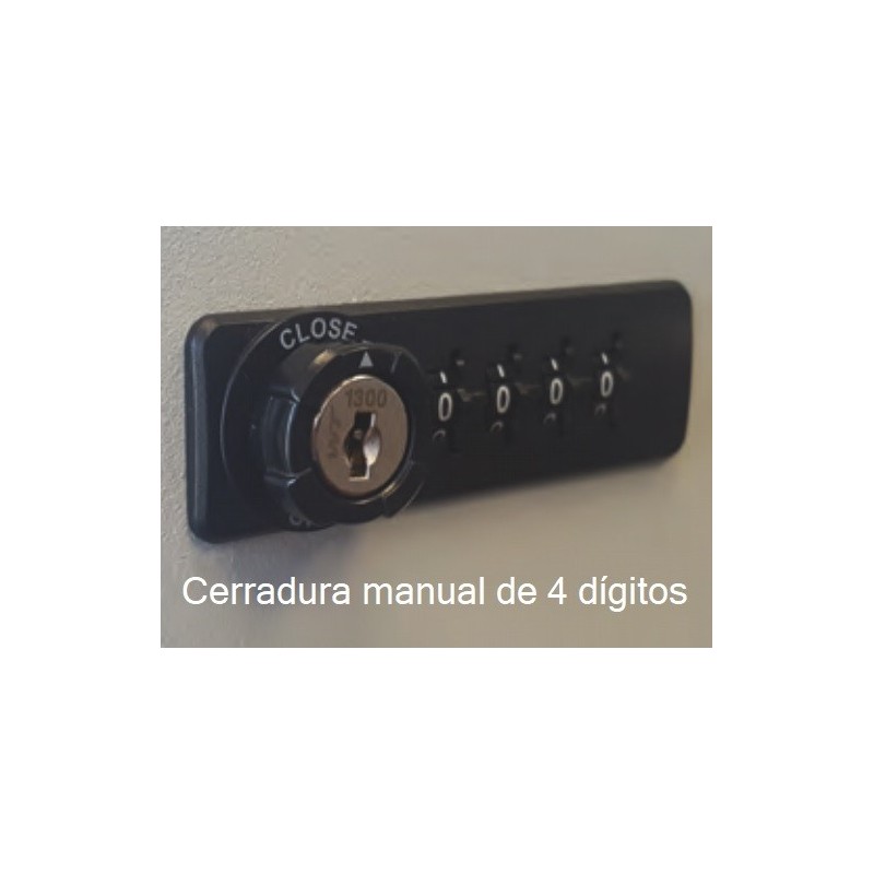 Cerradura de combinación (4 dígitos)
