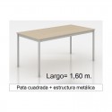 Mesa MADI-1600 patas cuadradas