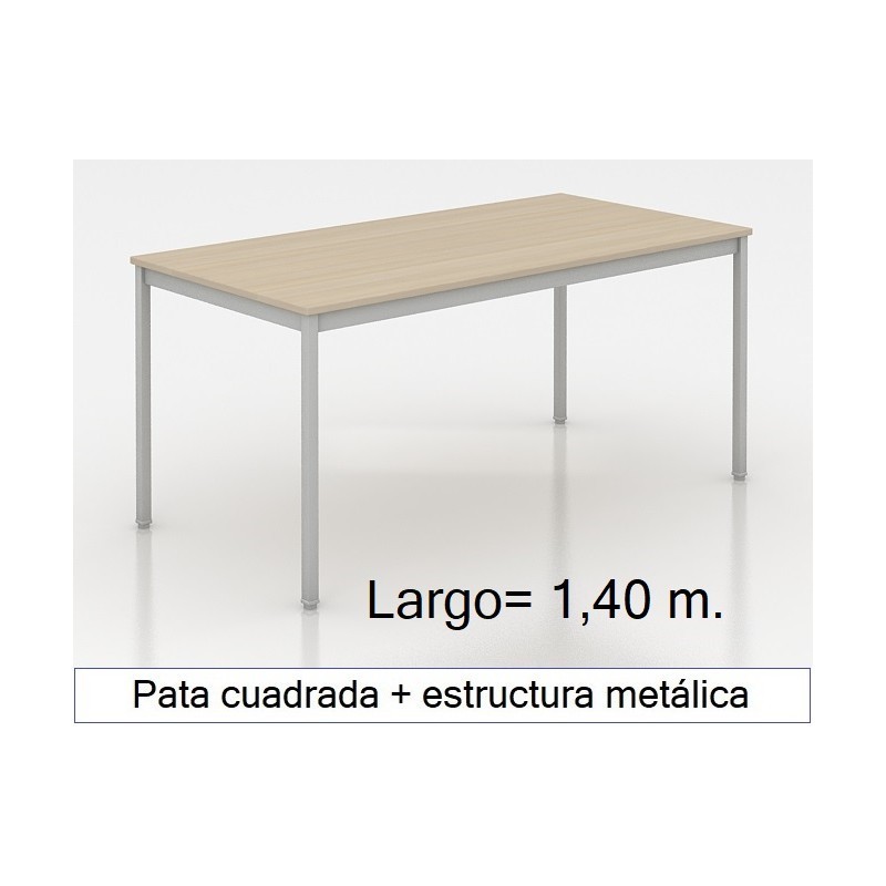 Mesa MADI-1400 patas cuadradas