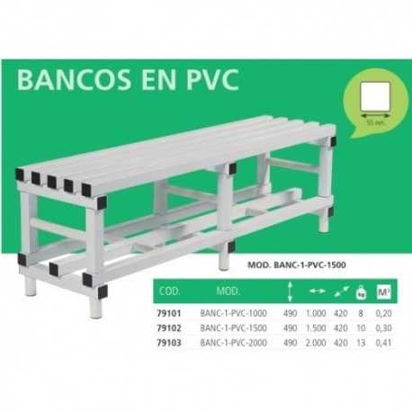 Banco de plástico PVC