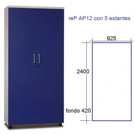 Armario con puertas y cerradura Armario con puertas y cerradura