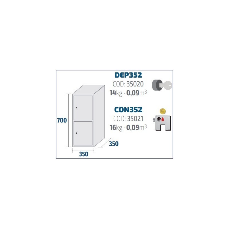 Serie 350 2 puertas