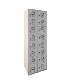 Taquilla metálica  8 puertas  2 cuerpos
