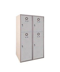 Consigna metálica 2 puertas pequeñas y 2 puertas grandes