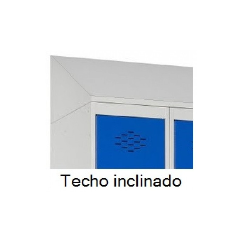 Techo inclinado melamina (para añadir a las taquillas)