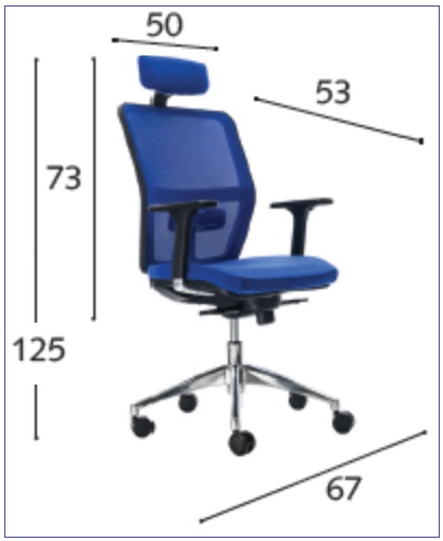 Silla HIMI medidas generales.