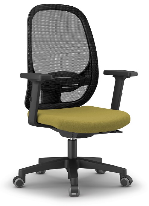 Silla KIEV para oficina, rodante y con malla.