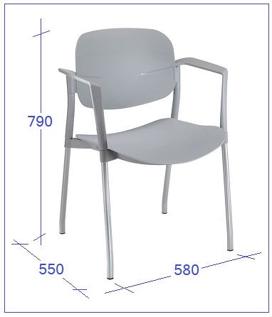 Medidas de la silla STOP